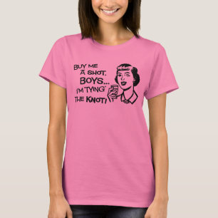 Buy the Bride a Shot Ladies Long Sleeve T-Shirt