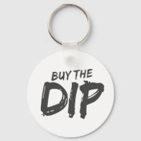 Buy the Dip Black Print Keychain