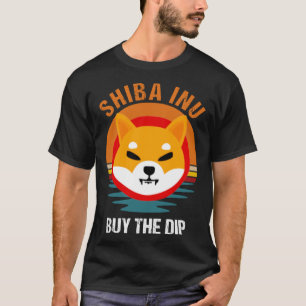 Buy The Dip Shiba Inu Shib Coin Men Crypto Hodl T-Shirt