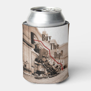 Buy The Dip Stock Market Humour Can Cooler