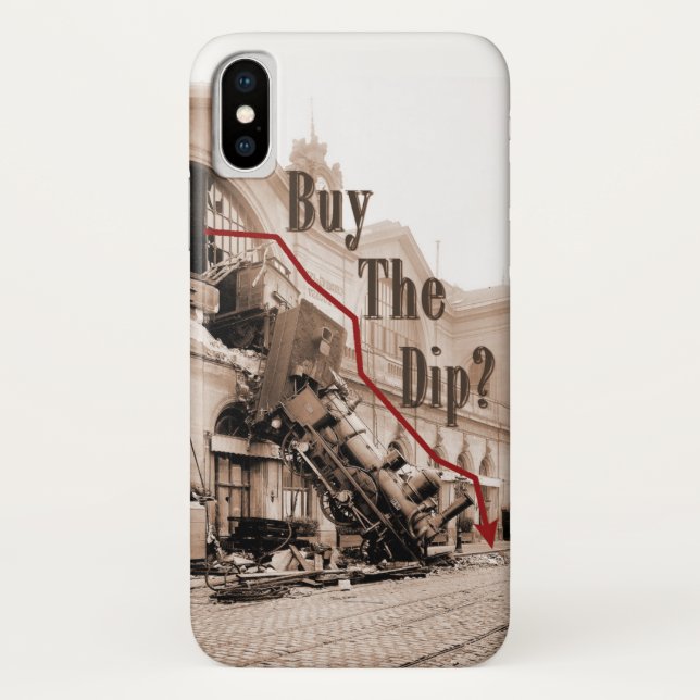 Buy The Dip Stock Market Humour Case-Mate iPhone Case (Back)