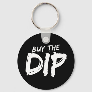 Buy the Dip White Print Keychain
