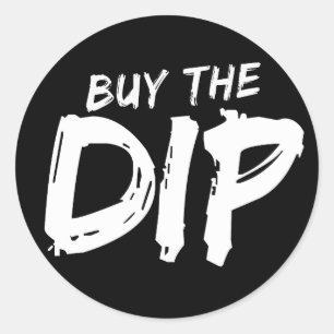 Buy the Dip White Print Sticker