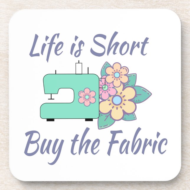 Buy the Fabric, sewing, quilting, crafts Coaster (Front)