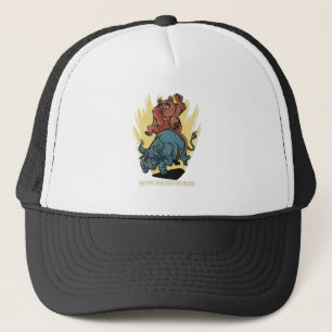 BUY THE FEAR SELL THE GREED TRUCKER HAT
