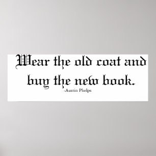 Buy the new book. poster