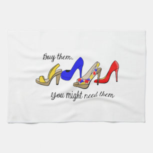 BUY THE SHOES TEA TOWEL