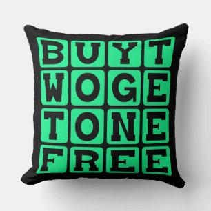 Buy Two Get One Free, Pregnant With Triplets Cushion