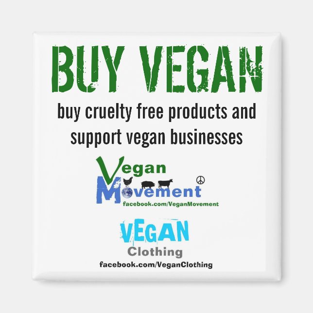 BUY VEGAN MAGNET (Front)