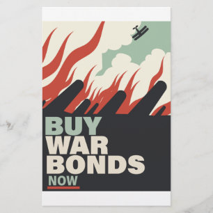 Buy War Bonds Now. Stationery