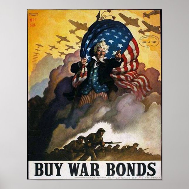 Buy War Bonds! Poster (Front)