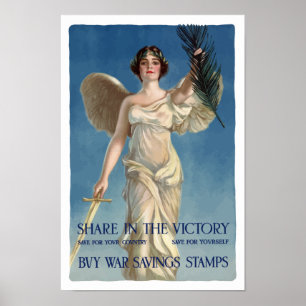 Buy War Savings Stamps -- WWI Poster