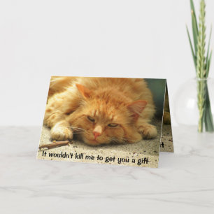 Buy You A Gift? Why Risk It Card