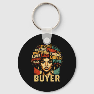 Buyer Black History Month Powerful Black Pride Art Key Ring