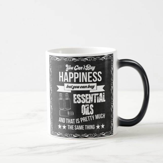 Buying Essential Oils is Happiness Magic Mug (Right)