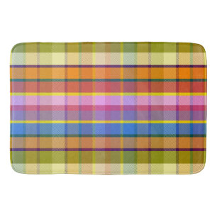 Buzy Plaid RB Bath Mat