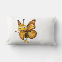 "Buzz & Bliss: The Enchanting Honeybee Pillow"