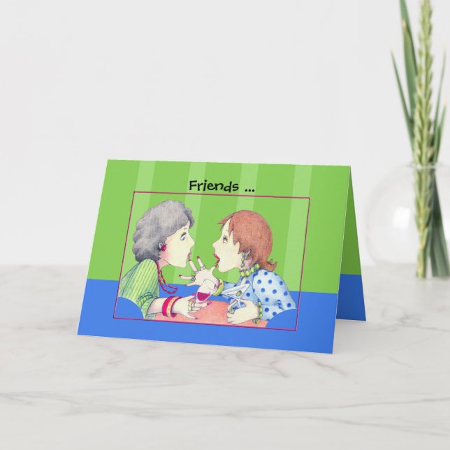 Buzz blue Friends Card (Front)