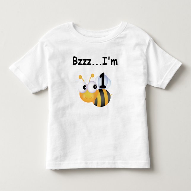 Buzz Bumblebee 1st Birthday T-shirts and Gifts (Front)