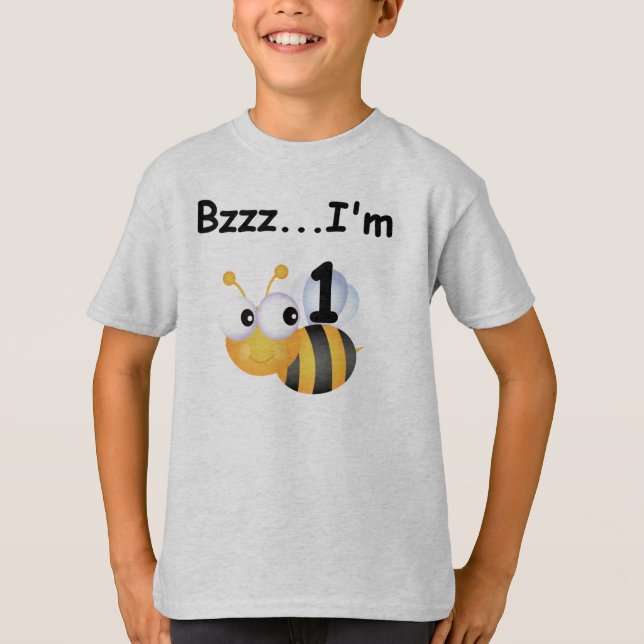 Buzz Bumblebee 1st Birthday T-shirts and Gifts (Front)