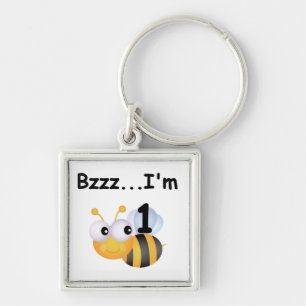 Buzz Bumblebee 1st Birthday T-shirts and Gifts Key Ring