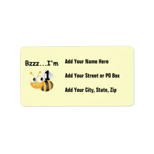 Buzz Bumblebee 1st Birthday T-shirts and Gifts Label