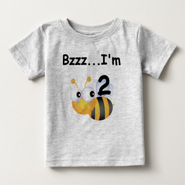 Buzz Bumblebee 2nd Birthday T-shirts and Gifts (Front)