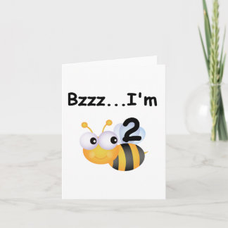 Buzz Bumblebee 2nd Birthday T-shirts and Gifts Card