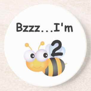 Buzz Bumblebee 2nd Birthday T-shirts and Gifts Coaster