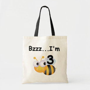 Buzz Bumblebee 3rd Birthday T-shirts and Gifts Tote Bag