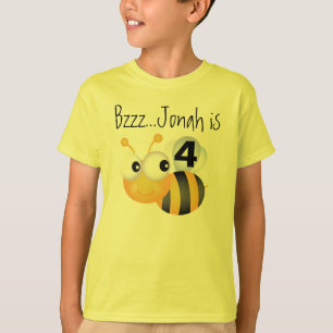 Buzz Bumblebee Customisable Birthday T-shirt