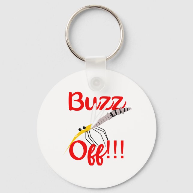 Buzz Off Keychain (Front)