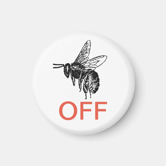 Buzz Off Magnet (Front)