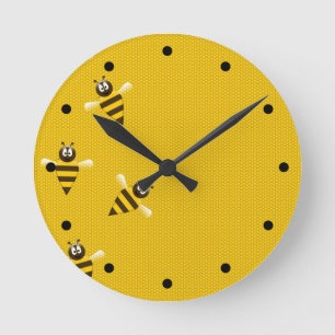 Buzz Time Round Clock