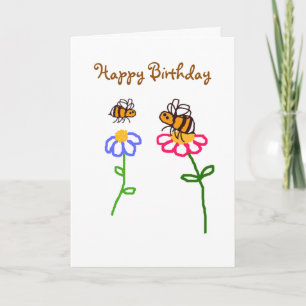 BuzzAboutBees Happy Birthday To You Card