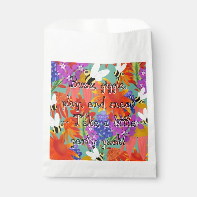 BuzzAmongBlooms-Mint Meadow Favour Bags (Front)