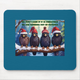 Buzzards On A Limb Losing Patience Mouse Pad