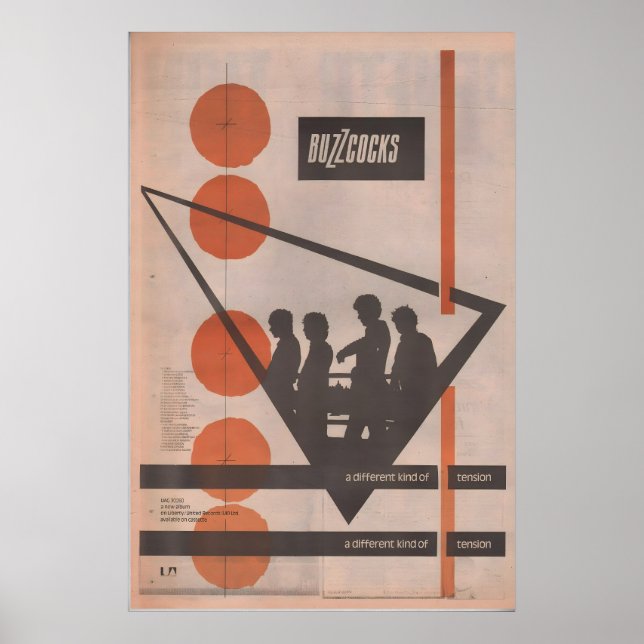 BUZZCOCKS Poster - 1979 original NME - a different (Front)
