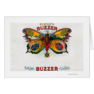 Buzzer Cigar Box Label