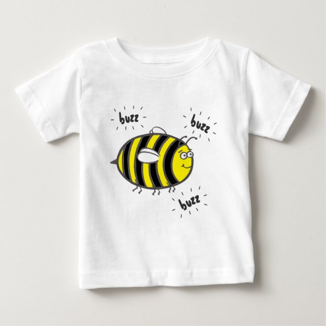 Buzzing Bee Baby T-Shirt (Front)