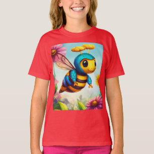 Buzzing Bee & Blossoms Spring  T-Shirt