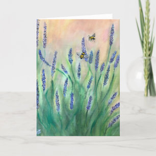 Buzzing in the Salvia Card <Blank Inside>