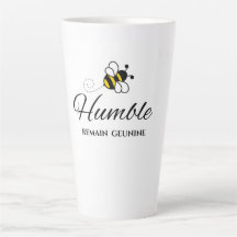  BUZZING MORNING WHITE BLACK 20OZ  BEE HUMBLE 