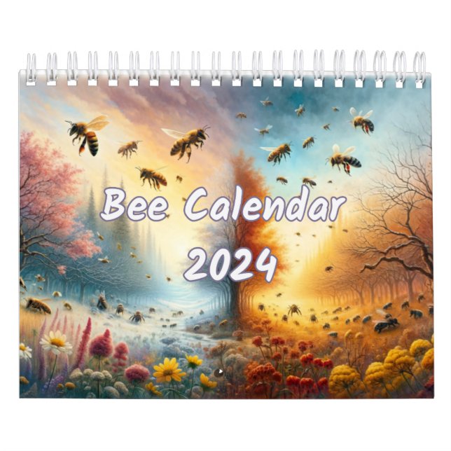 Buzzing through Seasons: A Bee's Journey Calendar (Cover)