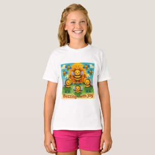 Buzzing with Joy – Cute Bee Kingdom Celebration  T-Shirt