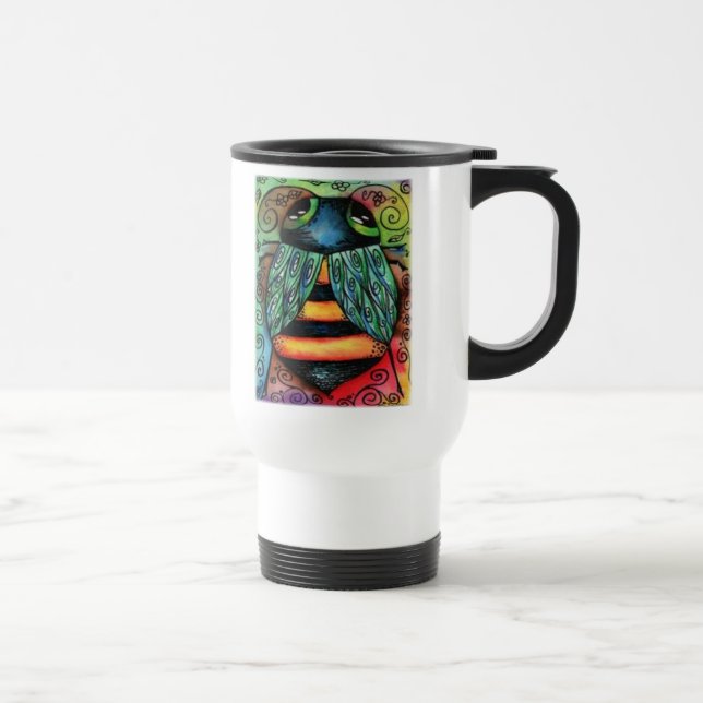 BUZZY BEEZZ Walk Team Travel Mug (Right)