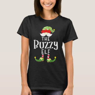 Buzzy Elf Group Christmas Pajama Party T-Shirt