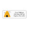 Buzzzing Bees Return Address Labels
