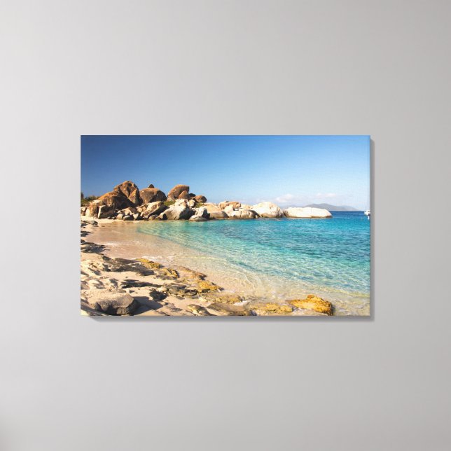BVI, Virgin Gorda, The Baths National Park Canvas Print (Front)