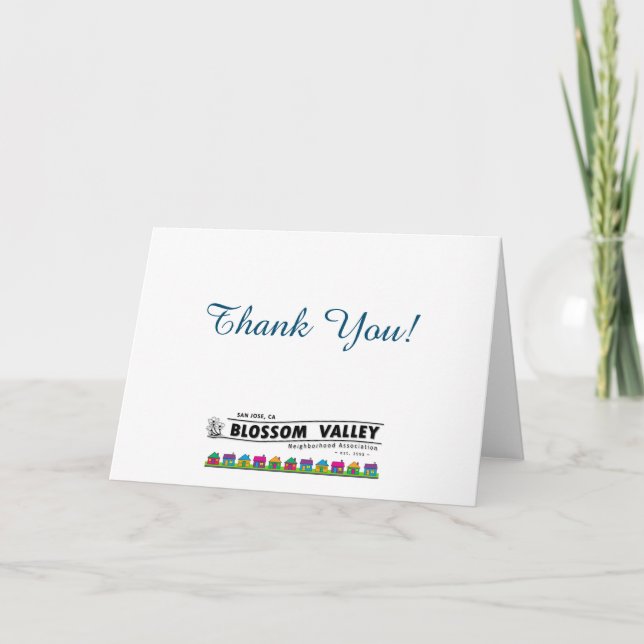 BVNA Thank You Cards! Card (Front)